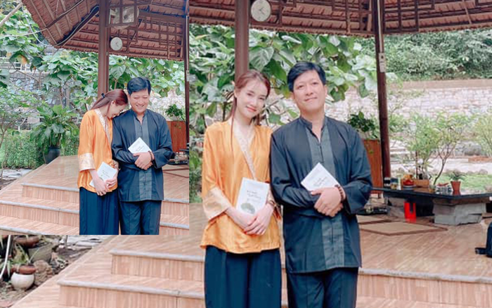 Nhã Phương nũng nịu ngả đầu lên vai Trường Giang cực yêu, fan thả tim tới tấp