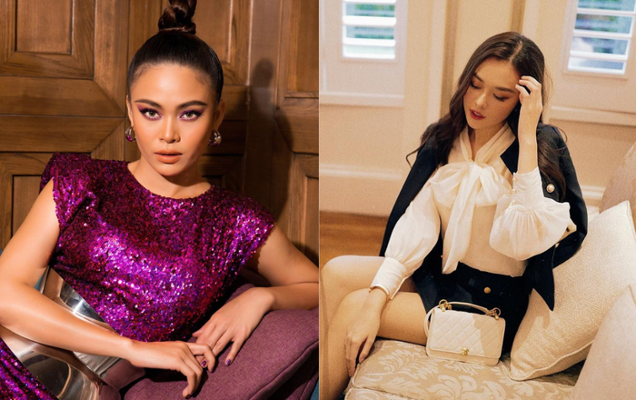 Mâu Thủy khoe đường cong thắt như chai nước suối, trái ngược Tường San nữ tính, mong manh