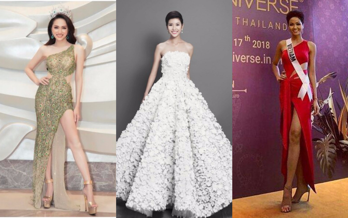 Hoa hậu Việt khổ sở khi mặc váy nhái nhưng Hương Giang lại được fan bênh chằm chặp