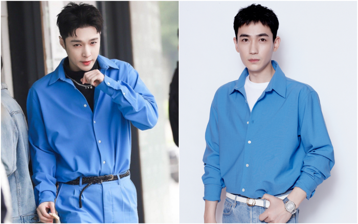 Trương Nghệ Hưng, Chu Nhất Long: Cùng kiểu áo nhưng người đẹp trai đến lạ lùng, kẻ như ông chú lớn tuổi