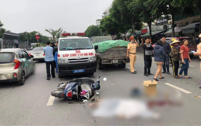 Va chạm giữa ô tô tải và xe đạp điện khiến thiếu nữ 15 tuổi tử vong