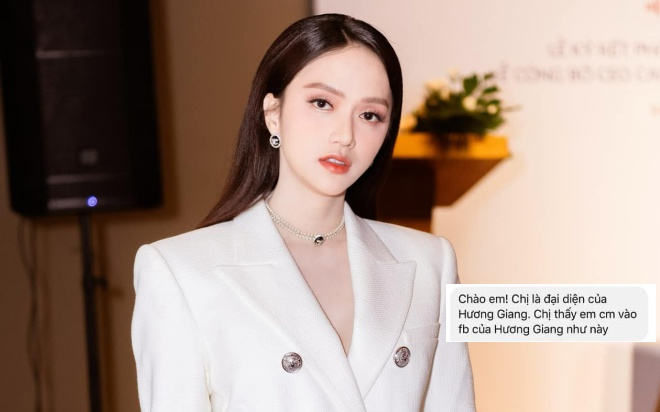 Xuất hiện người tự nhận là đại diện Hương Giang liên hệ từng antifan