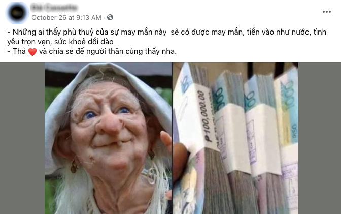Sự thật về 'yêu tinh may mắn' được dân mạng nhiệt tình chia sẻ trên Facebook