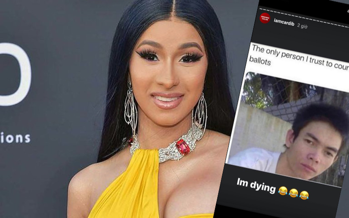 Rapper Cardi B: Chỉ tin tưởng hiện tượng mạng Việt Nam này kiểm phiếu bầu cử Tổng thống