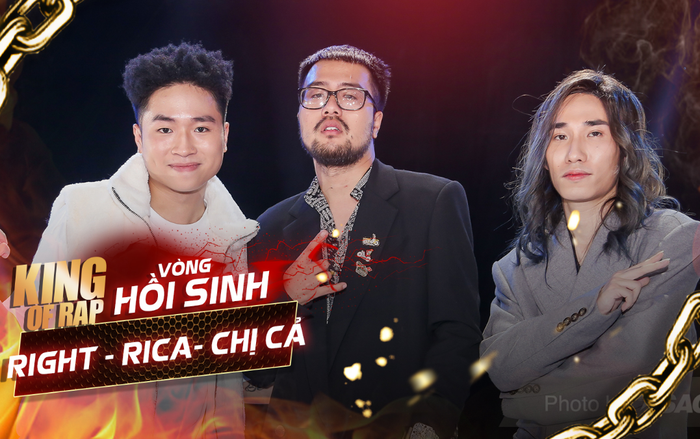 King Of Rap: Chị Cả - Rica - Right xuất sắc chiến thắng vòng Hồi sinh, lọt Top 8 tranh giải quân