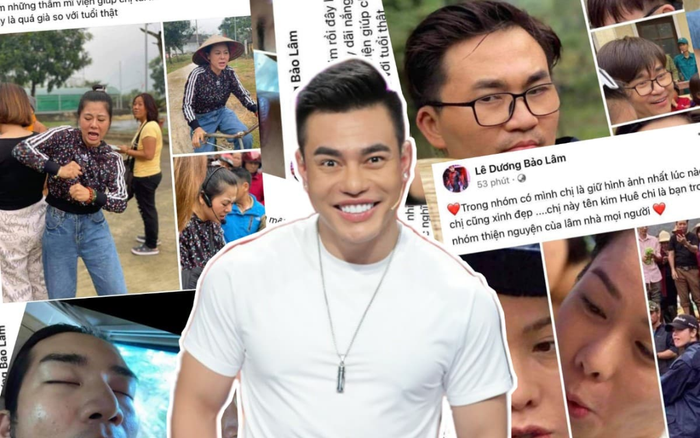 Lê Dương Bảo Lâm bất chấp 'dìm hàng' Đại Nghĩa, Nhật Kim Anh, Nam Thư,... trong chuyến cứu trợ miền Trung