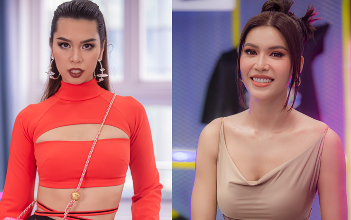 Siêu mẫu Hà Anh diện croptop màu sắc, đọ dáng nóng bỏng cùng Minh Tú