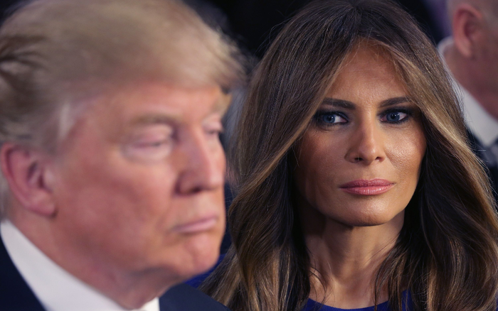 Thực hư về tin đồn xoay quanh cuộc hôn nhân của bà Melania và ông Trump