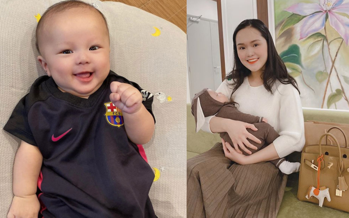 Sau lùm xùm bị 'tố' nói dối chuyện đi đẻ, Quỳnh Anh khoe ảnh con trai 3 tháng tuổi kèm động thái này