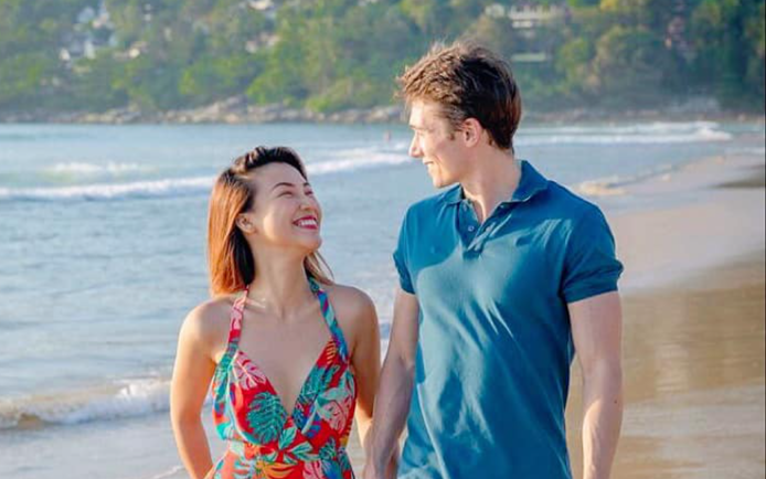 MC Hoàng Oanh đăng ảnh tình tứ kèm lời mật ngọt mừng sinh nhật chồng Tây