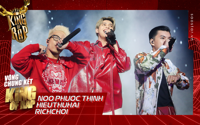 Noo Phước Thịnh cùng HIEUTHUHAI - RichChoi mang 'Tôi là một ngôi sao' thiêu đốt sàn đấu King Of Rap