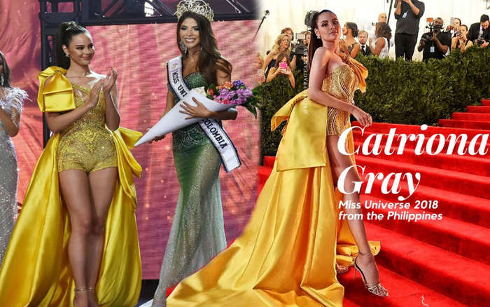 Diện bodysuit, Miss Universe 2018 - Mèo xám Catriona Gray bị chê chân to như cột đình