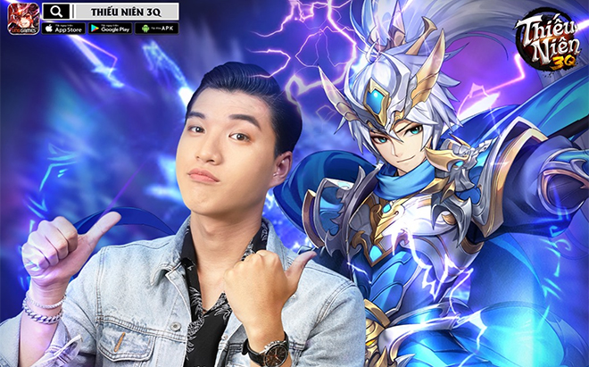 Hieuthuhai “ráp” tướng game Thiếu Niên 3Q trên sóng livestream