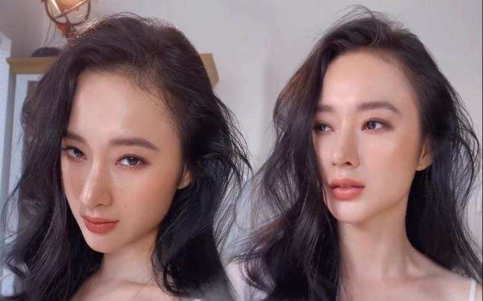Không thể rời mắt trước nhan sắc thật của Angela Phương Trinh trong clip hậu trường