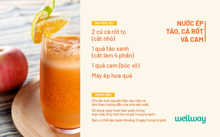 5 loại nước ép vừa ngon vừa giúp tăng sức đề kháng cho cơ thể mùa lạnh