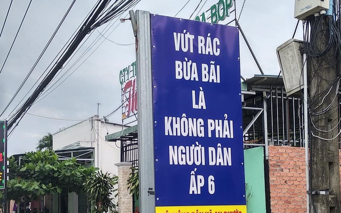 Tấm biển cấm vứt rác bừa bãi 'vừa gắt, vừa dễ thương' khiến cộng đồng mạng 'cười ngất'