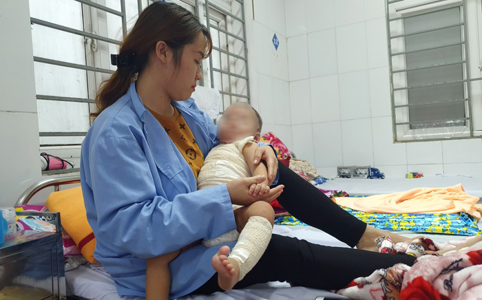 Thầy lang chữa bỏng với giá 25 triệu khiến bé bị hoại tử da