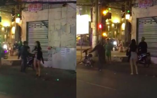 Bị chồng bắt gặp chuẩn bị rẽ vào nhà nghỉ, cô vợ vội vàng bào chữa: 'Chuẩn bị vào chứ chưa vào'