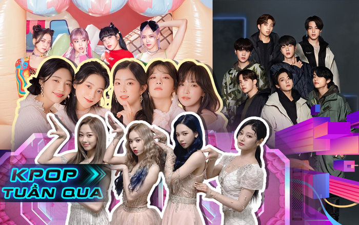 Kpop tuần qua: BTS có thêm chứng nhận Bạch kim tại Mỹ, BlackPink, Red Velvet đạt thành tích lượt xem mới