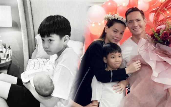 Tan chảy trước khoảnh khắc Subeo chăm sóc em bé giúp mẹ Hồ Ngọc Hà