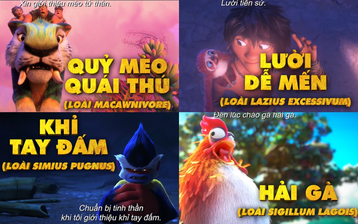 Điểm danh loạt quái thú kỳ dị xuất hiện trong phim hoạt hình hay nhất thập kỷ 'The Croods 2'