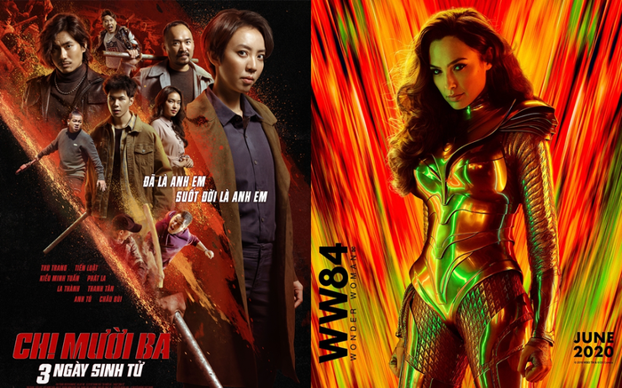 Thu Trang rủ rê Châu Bùi, Kiều Minh Tuấn gia nhập băng giang hồ, đối đầu Wonder Woman tại rạp