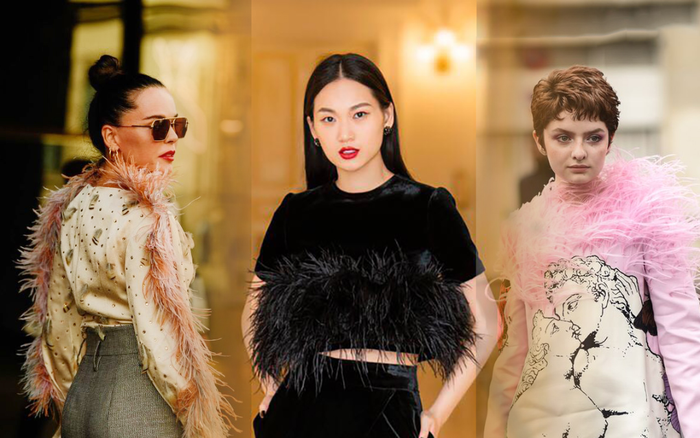 Thu/đông 2020: Fashionista khắp thế giới rộn ràng trong bữa tiệc thời trang lông vũ