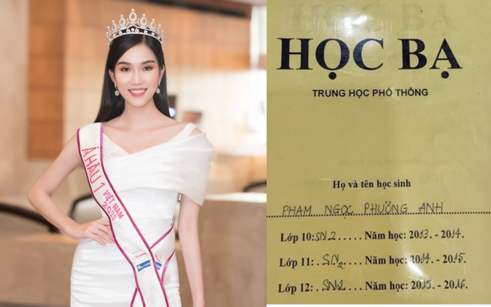 Dân mạng ngưỡng mộ thành tích học tập của Á hậu Phương Anh thuở còn học THPT
