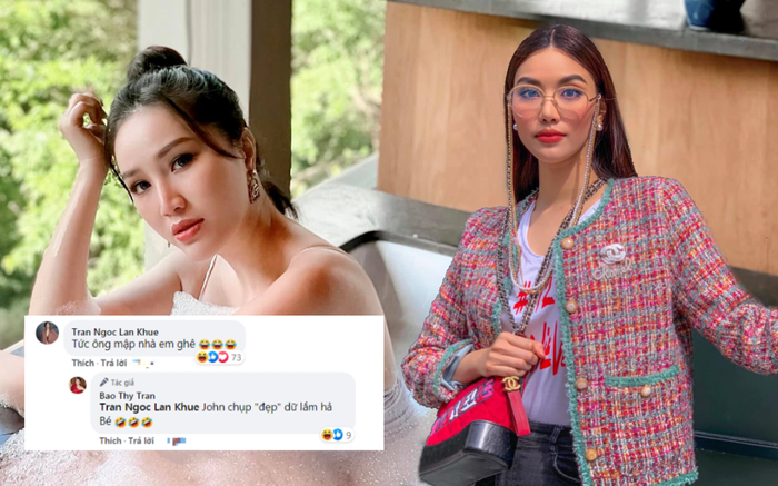 Bảo Thy khoe chồng làm phó nháy cực có tâm, Lan Khuê liền 'réo tên' ông xã hờn trách