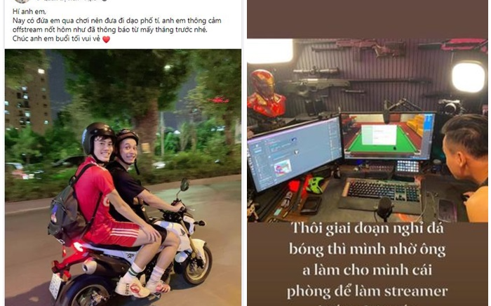 Nguyễn Văn Toàn làm streamer trong giai đoạn nghỉ bóng đá