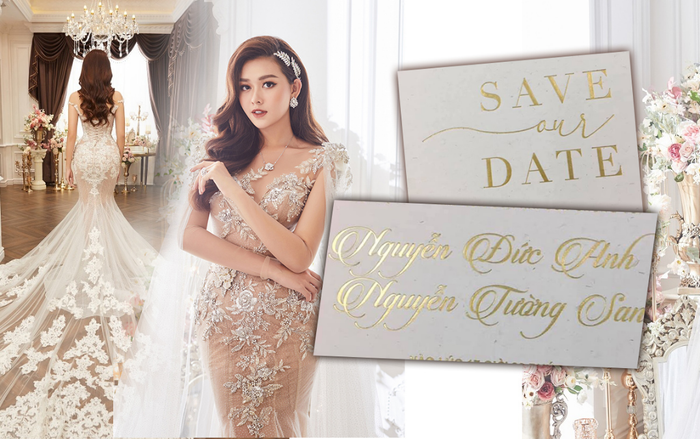 Lộ thiệp mời, thời gian, địa điểm đám cưới á hậu Tường San và bạn trai: Fan chờ đợi hôn lễ cổ tích