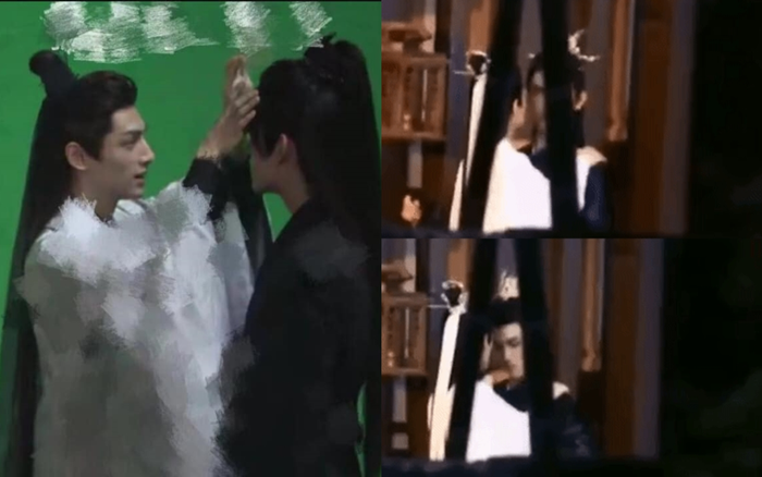 Dân mạng phát sốt với hình ảnh thân mật của La Vân Hi - Trần Phi Vũ trong hậu trường 'Hạo y hành'