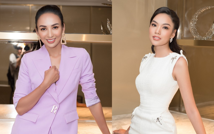 Hoa hậu Ngọc Diễm diện vest quyền lực, đọ sắc cùng 'hổ chiến' tại Hoa hậu Hoàn vũ