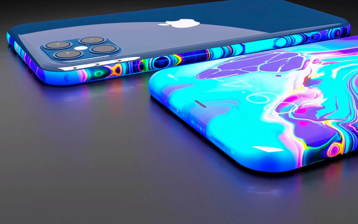 Mê mẩn với iPhone 13 có màn hình cong phủ kín cả 4 cạnh, 4 camera 'siêu to khổng lồ'