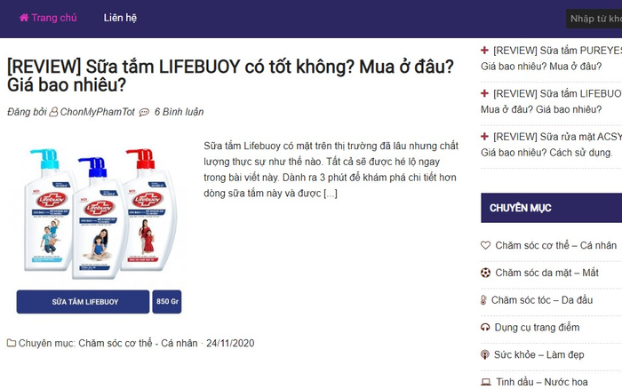 Blog chonmyphamtot.com - Nơi chia sẻ kiến thức skincare làm đẹp hữu ích