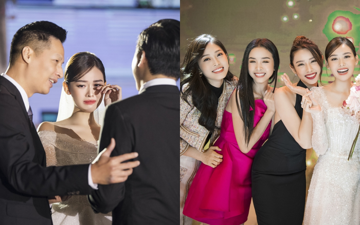 Á hậu Tường San thay 3 chiếc váy cưới tinh tế, fan chờ đám cưới của Phương Nga - Thúy An