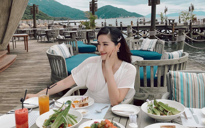 Sau một tuần ép cân khắc nghiệt, Bảo Thy khoe giảm được 2,5kg, lấy lại vòng eo thon thả