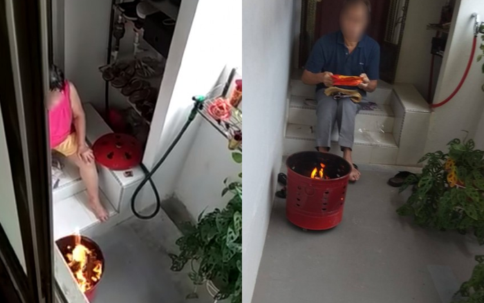 Khốn khổ vì hàng xóm đốt vàng mã hun khói, cảnh sát cũng 'bó tay'