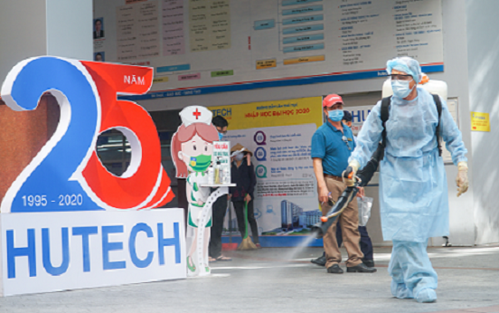 HUTECH có 33 sinh viên và 2 giảng viên là F1 của BN 1342 nhiễm COVID- 19