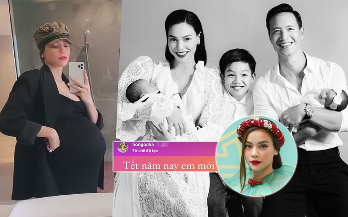 Hà Hồ bất ngờ khoe ảnh bầu song thai to vượt mặt, hé lộ Tết 2021 lại có 'chuyện vui' với Kim Lý