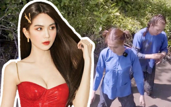 Thúy Kiều bị thương trong lúc bắt cá, Ngọc Trinh lập tức có hành động khiến dân mạng khen hết lời