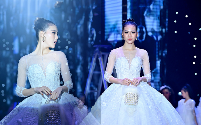 Ngây ngất ngắm Siêu mẫu vàng Quỳnh Hoa hóa công chúa kiêu sa xinh đẹp