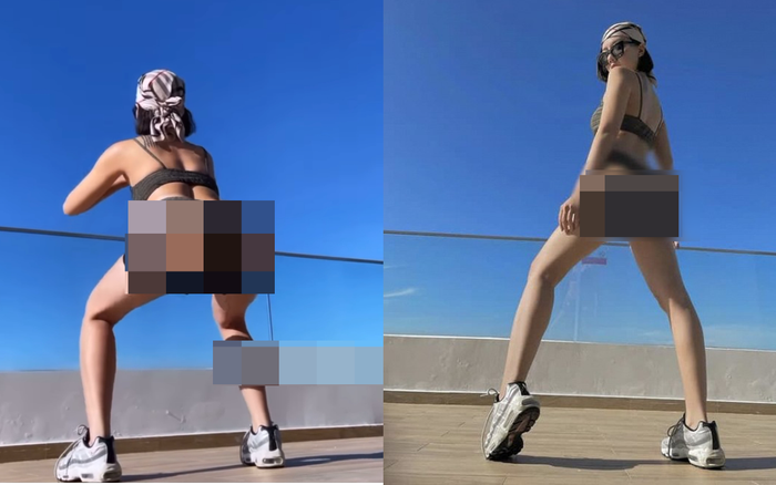 Băng Di gây tranh cãi khi phô diễn cận cảnh vòng 3 phản cảm trước ống kính