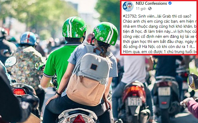 Nam sinh đi làm thêm bị ông chú đặt xe mỉa mai vì lái Grab, câu nói sau đó càng khiến dân tình 'dậy sóng'