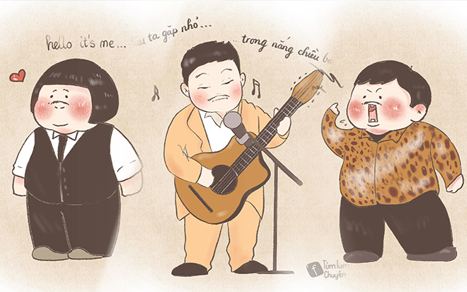 Nghẹn ngào với album vẽ lại từng vai diễn để đời của nghệ sĩ Chí Tài