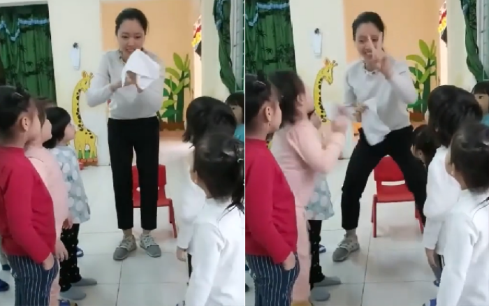 Clip: Màn ảo thuật hô biến ngón tay của cô giáo mầm non khiến cư dân mạng bật cười