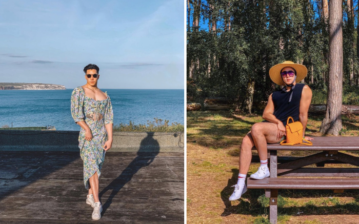 Khoe ảnh mặc váy, chàng trai '6 múi' khiến dân mạng 'há hốc mồm' vì quá đẹp và tự tin