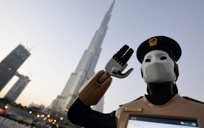 Loạt robot cảnh sát như trong phim nay đã thành sự thật