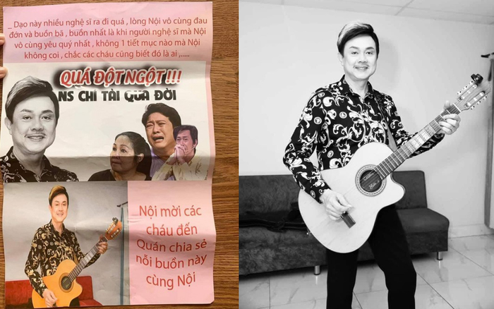 Dân mạng phẫn nộ quán ăn lợi dụng sự qua đời của nghệ sĩ Chí Tài để quảng cáo bẩn và phản cảm