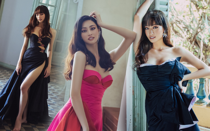 Hoa hậu Lương Thùy Linh pose dáng gợi cảm khoe vòng 1 cùng đôi chân dài 1m22 'cực phẩm'